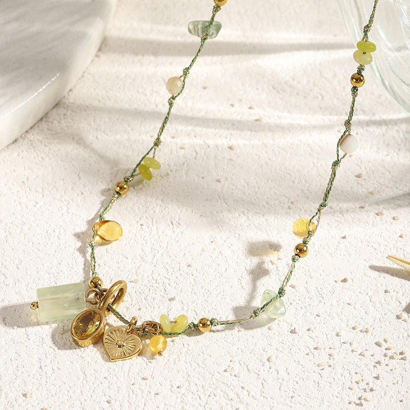 Dewy Days Handwoven Necklace