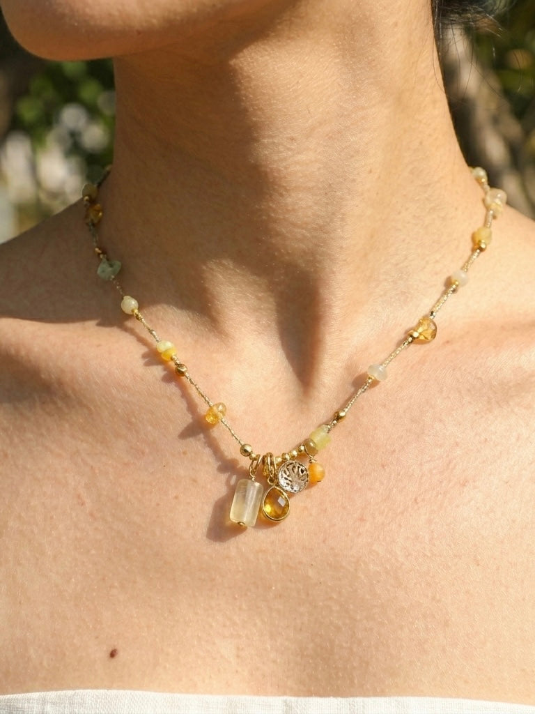 Dewy Days Handwoven Necklace