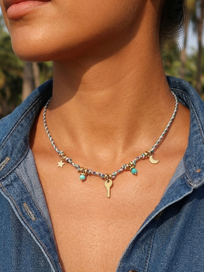 Wish Trail Handwoven Necklace
