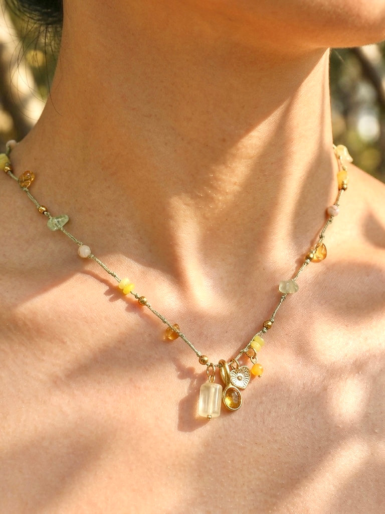 Dewy Days Handwoven Necklace